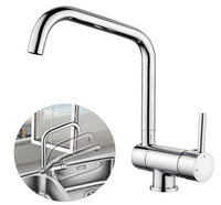 Rubinetto miscelatore per cucina abbattibile sottofinestra