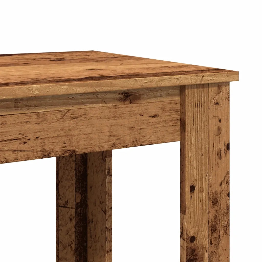 Tavolo da Bar Legno Antico 102x50x103,5 cm in Legno Multistrato