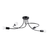 Lampadario LEVAR 4 nero