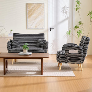 Divano due posti moderno ed elegante - Xylo - Cuscini braccioli e sacchetto di stoccaggio