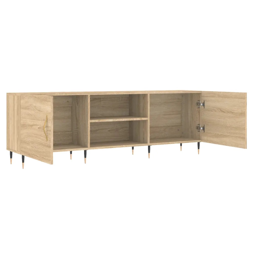 Mobile Porta TV Rovere Sonoma 150x30x50 cm in Legno Multistrato 829079
