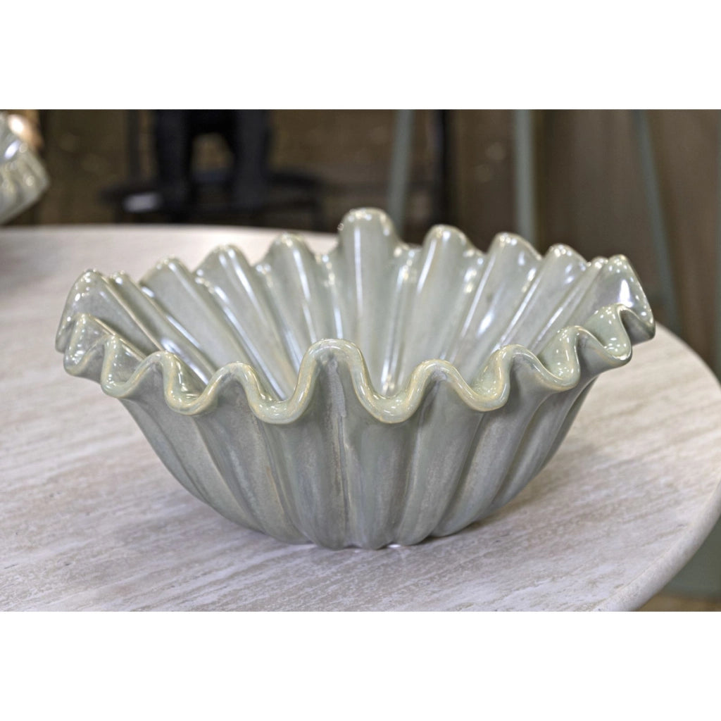 Vassoio VKH856, Verde, Ceramica, 33x33x14,5 cm