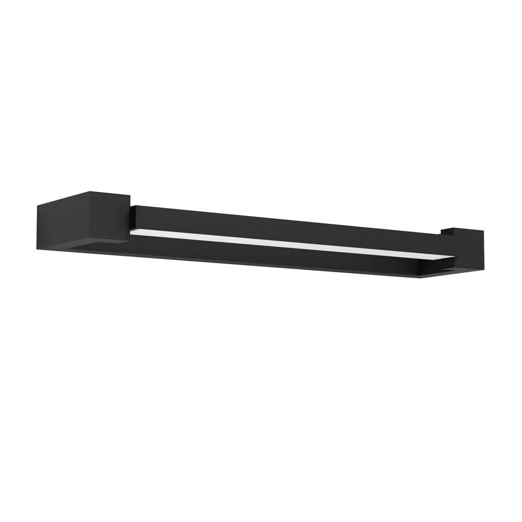 Applique Moderna Gemiliana Acciaio Nero Led Integrato 8,9W