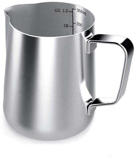 Melkkan Elegant Design - RVS - Hittebestendig - Vuilafstotend - Ideale per Latte Art