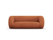 Cosmopolitan Design - Divano "Essen" 2 posti in bouclé marrone 