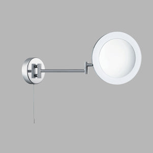 Applique Contemporanea Magnifying Metallo Cromo Vetro Led 4W 4000K