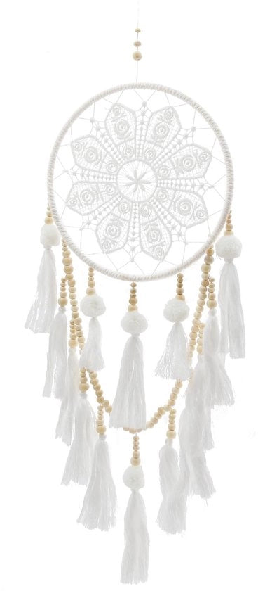 Decorazione per Parete a Macramé - Decorazione per Auto - Decorazione per Matrimonio - Decorazione per Interno - 36 cm - Polyester