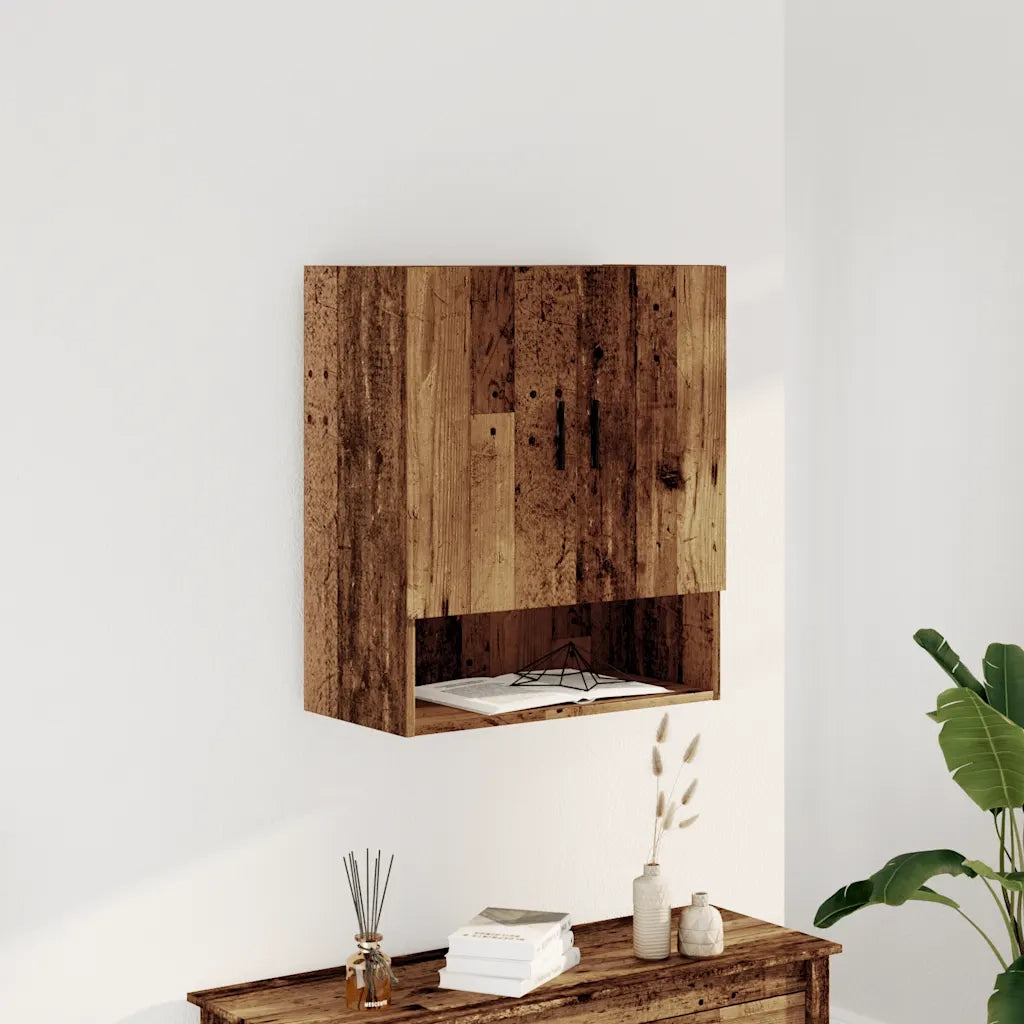 Armadietto a Muro Legno Antico 60x31x70 cm in Truciolato 857296