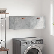 Mobile a Parete Grigio Cemento 100x36,5x35 cm Legno Multistrato 830112