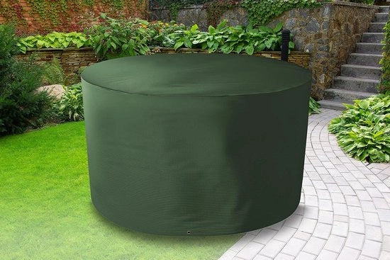 Copertura per tavolo a forma circolare da 4 sedie, 102 x 102 cm, colore Thunder Grey