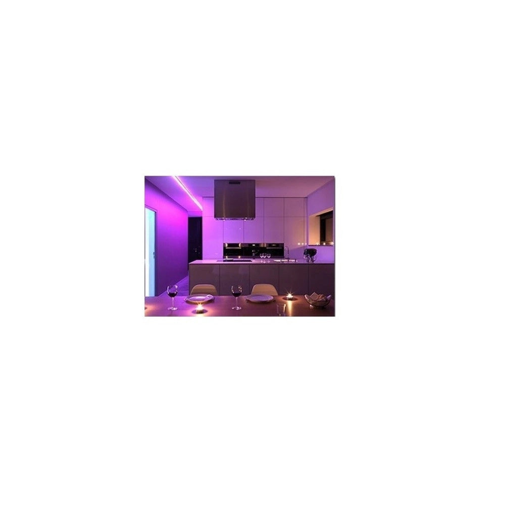 Trade Shop - Strip Led Striscia Multicolor Rgb Da 5 Metri Bobina Smd 5050 Impermeabile 12v -