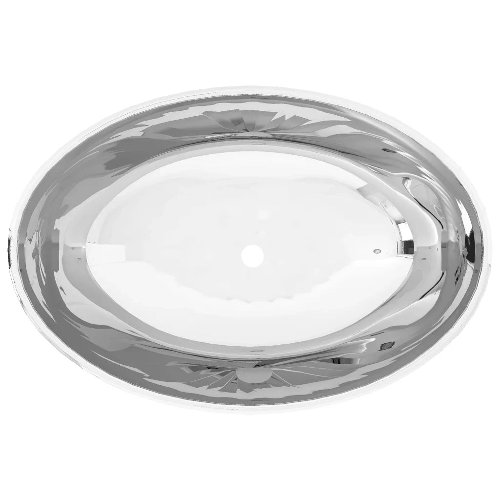 Lavandino 40x33x13,5 cm in Ceramica Argento 143473