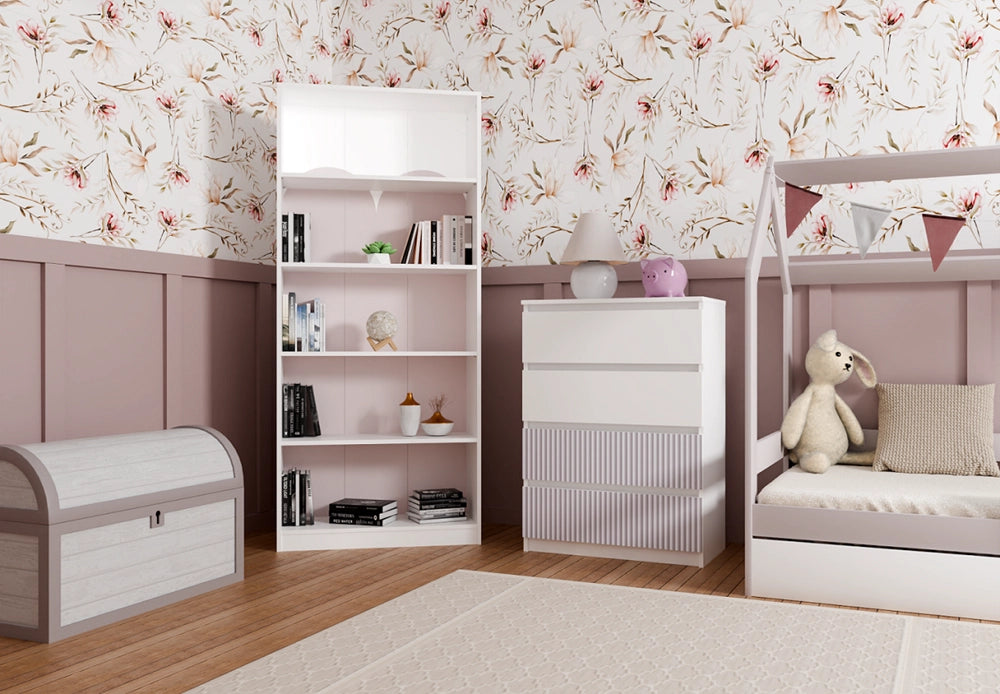 Cassettiera MALWA M4 ARTESO pink rosa per camera e soggiorno