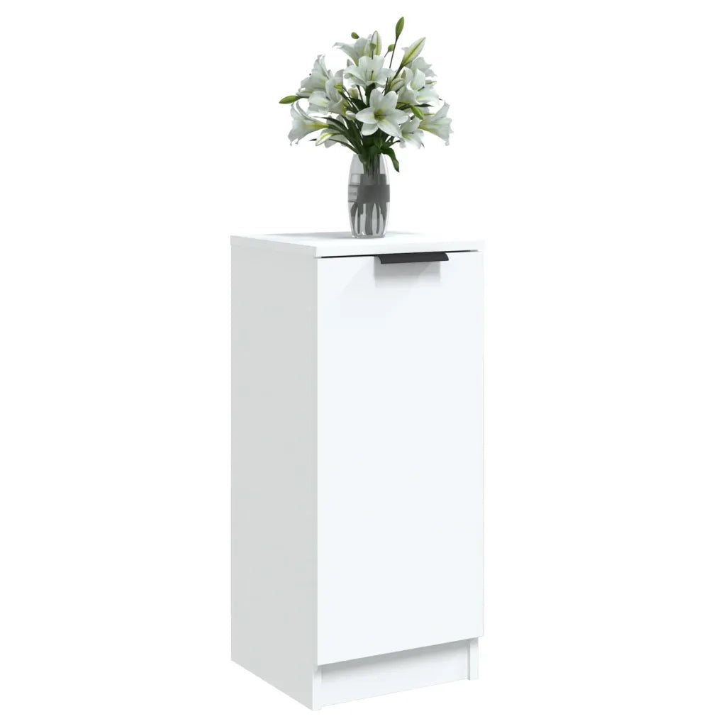 Credenza Bianca 30x30x70 cm in Legno Multistrato 811133