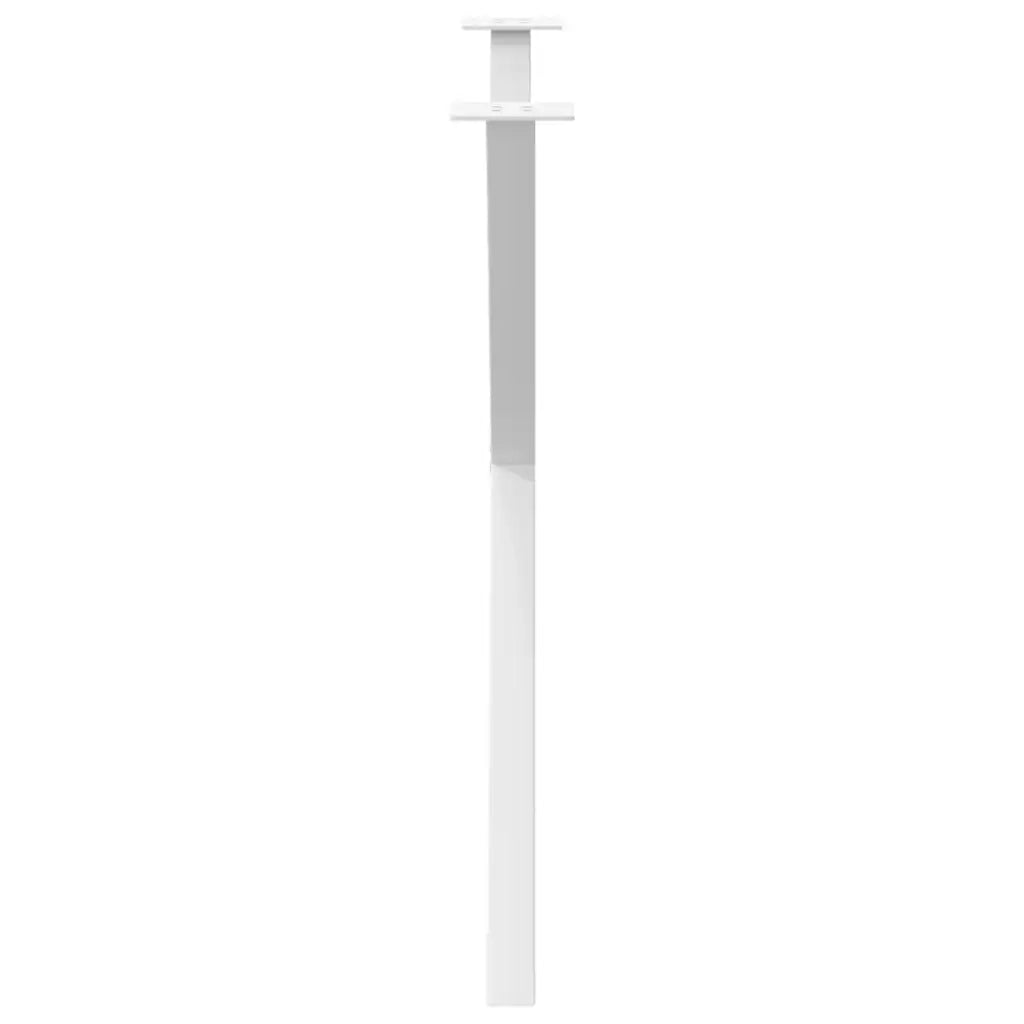 Gambe per tavolo da pranzo a forma di X 2 pz bianche 90x(72-73) cm in acciaio 4012925