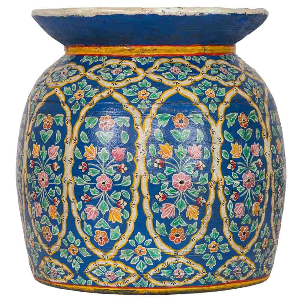 Vasi in legno multicolore 32x32x32.5h cm