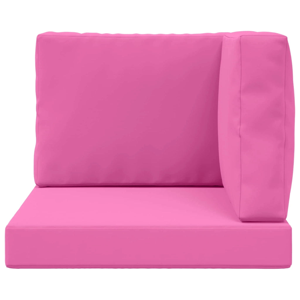 Cuscino per divano da esterno 3 pcs Rosa Poliestere 900759