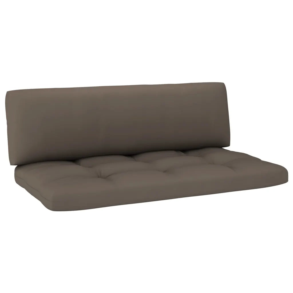 Set di Divani su Pallet 6pz e Cuscini in Pino Impregnato Bianco cod mxl 40229