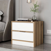 Legnago, Comodino 4 Cassetti, 54x40x47h cm Bianco