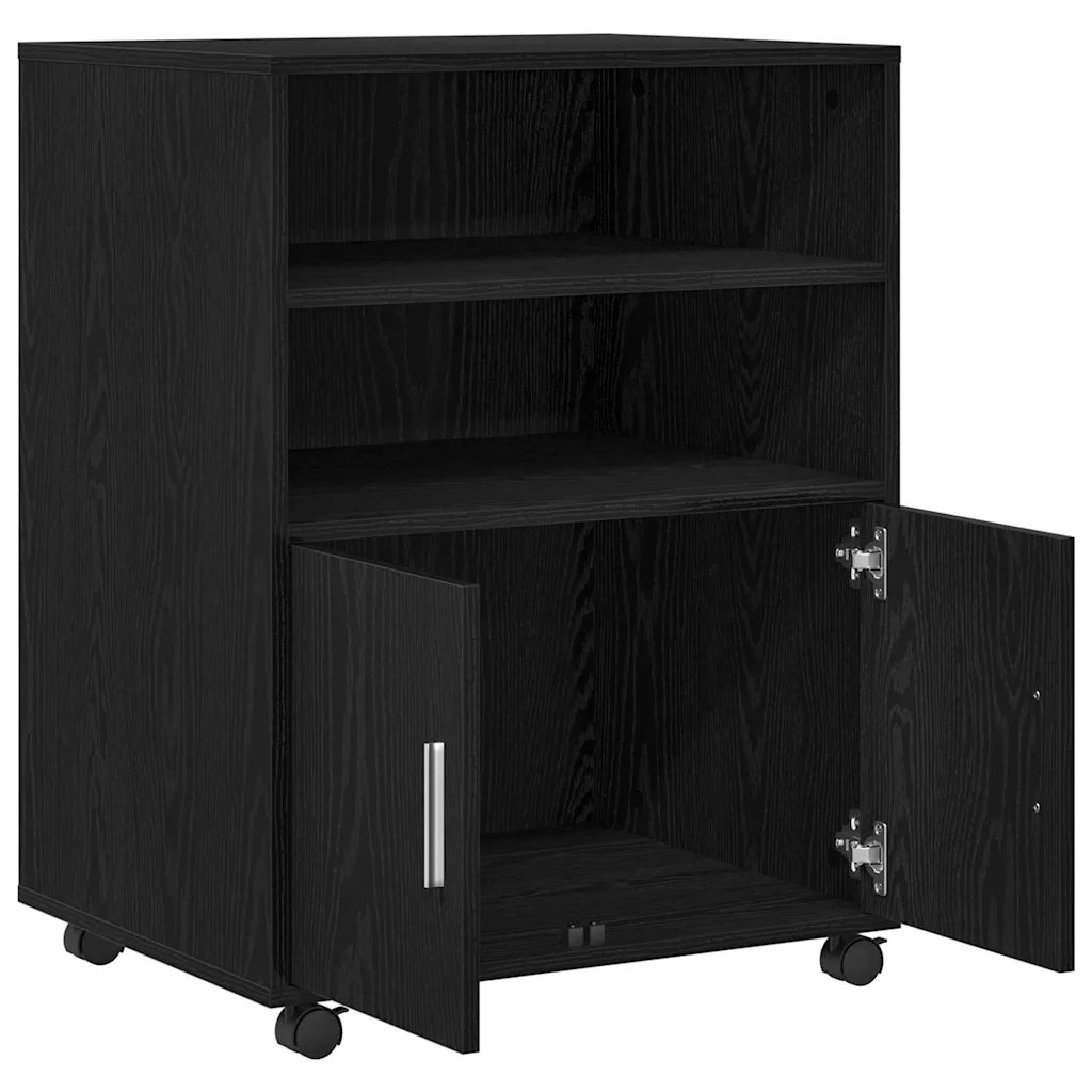 Armadietto con lo scaffale Rovere Nero 60 x 48 x 74.5 cm CFW2852290