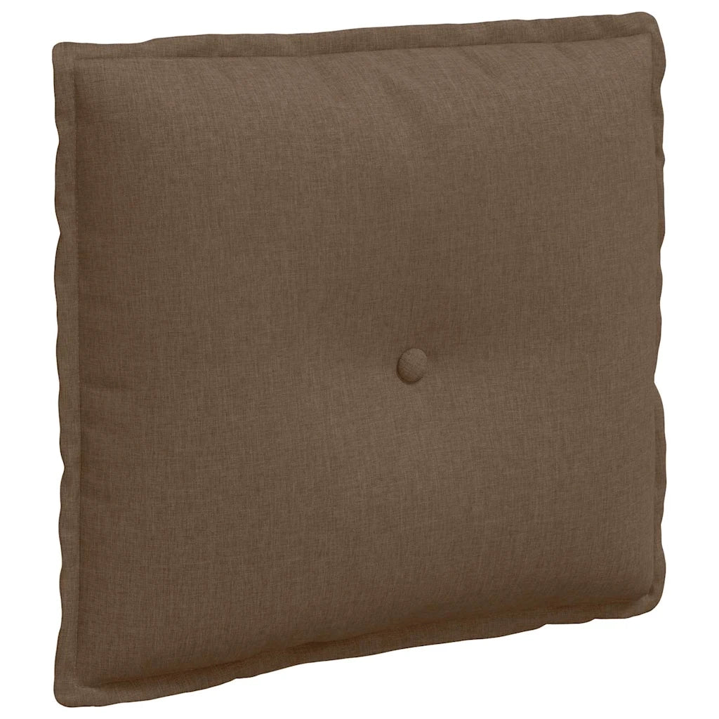 Cuscino per Schiena Marrone 50 x 19 x 45 cm Tessuto 42014619