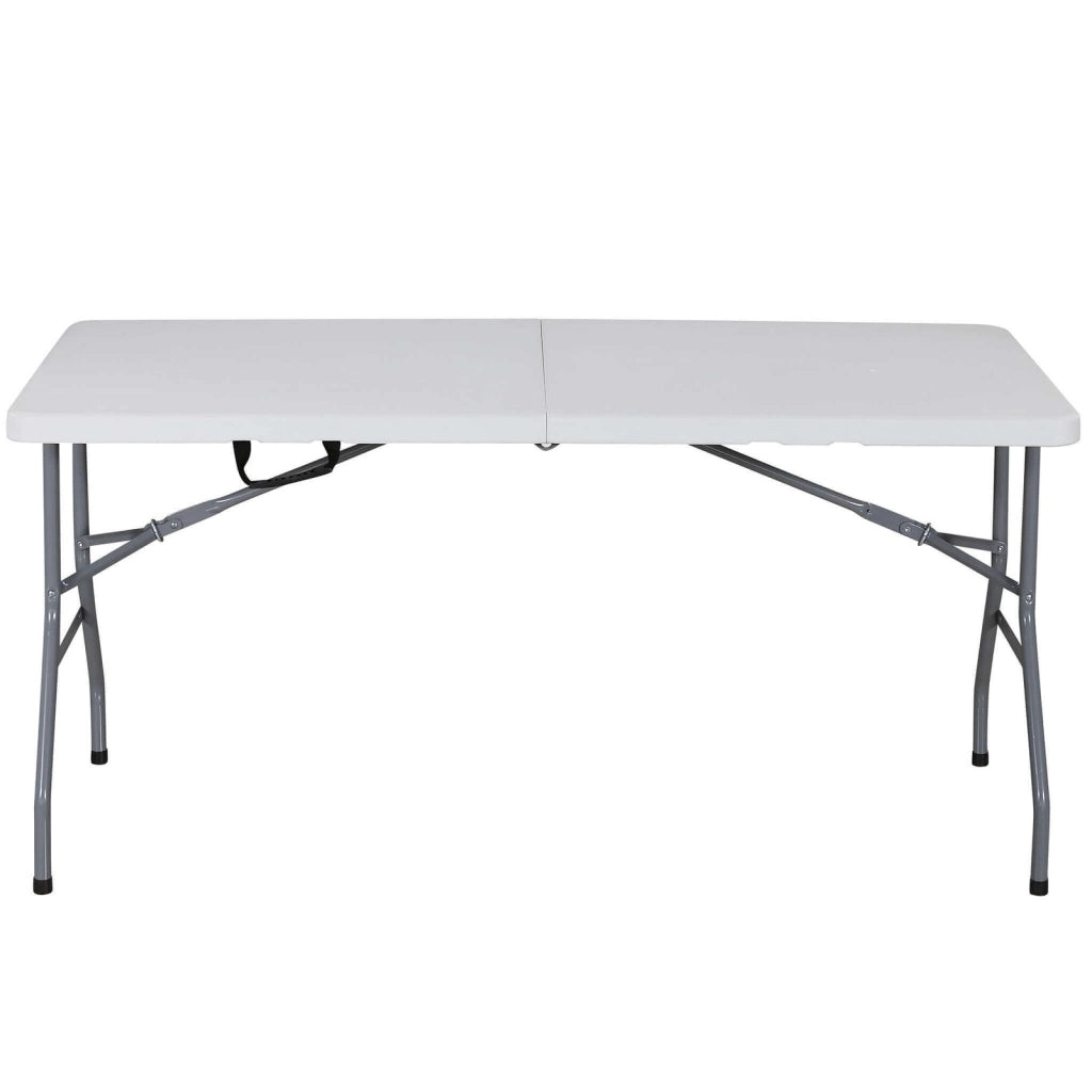 Tavolo catering 150 in Acciaio Plastica cm 152x70x74 - CATE