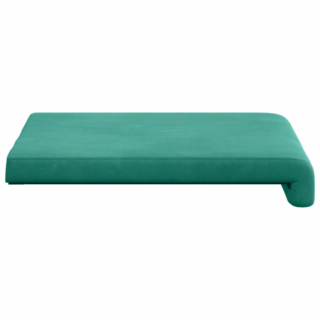 Cuscino per panchina 4 pcs Velluto Turchese Profondità 35 cm 42043108