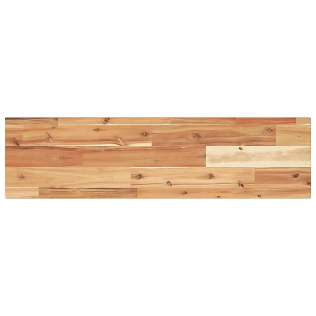 Mensole da Parete 4 pz 100x20x2 cm Legno Acacia Rifinito a Olio 3279510