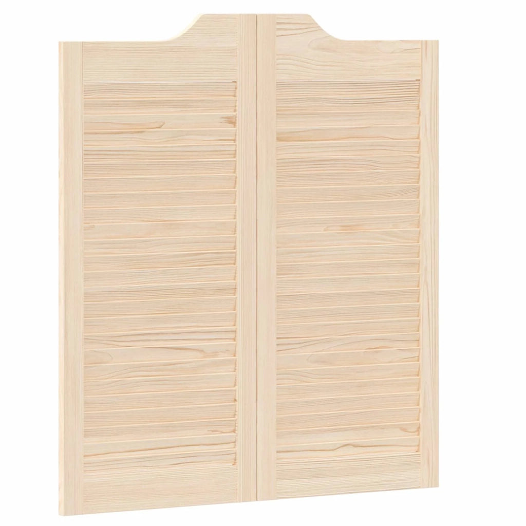 Porte Swing Naturale 90 x 40 cm Legno Massello di Pino