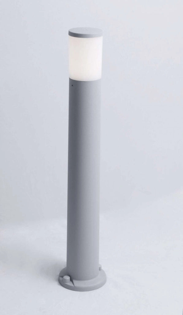 LOANO PALO 80 CM 1 LUCE GRIGIO IP55 ATTACCO E27 LAMPADINA INCLUSA