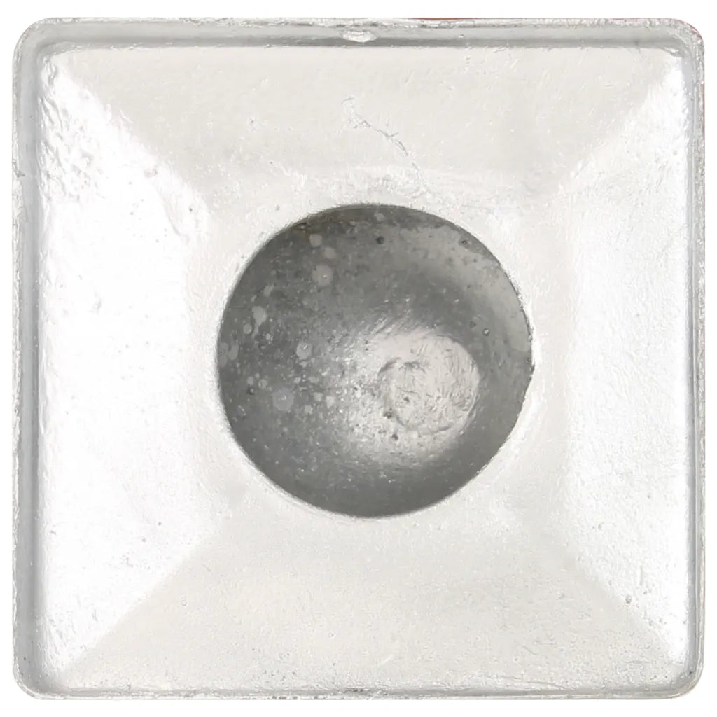 Tappi per Pali 6 pz EstremitÃ  a Globo Metallo Zincato 71x71 mm cod mxl 68730