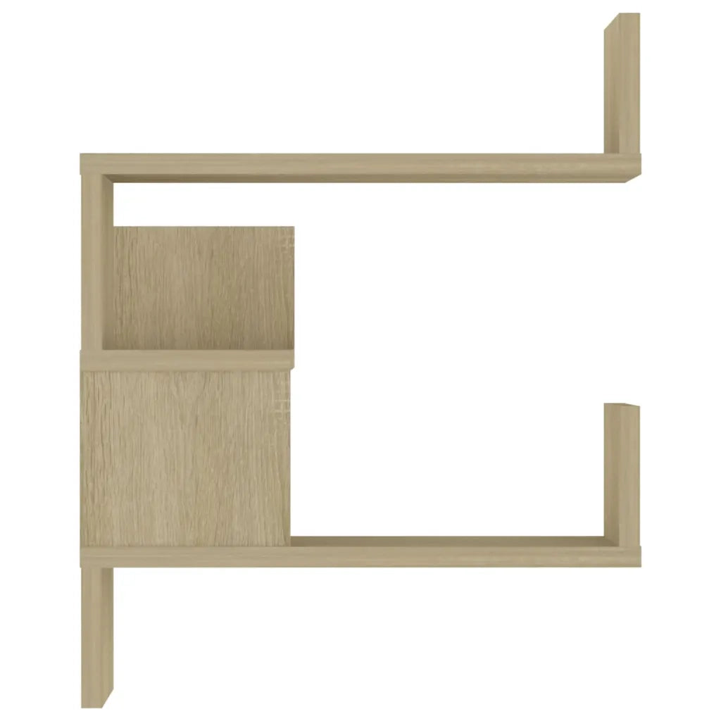 Scaffale Angolare a Muro | Mensola a parete Sonoma 40x40x50 cm Legno Multistrato