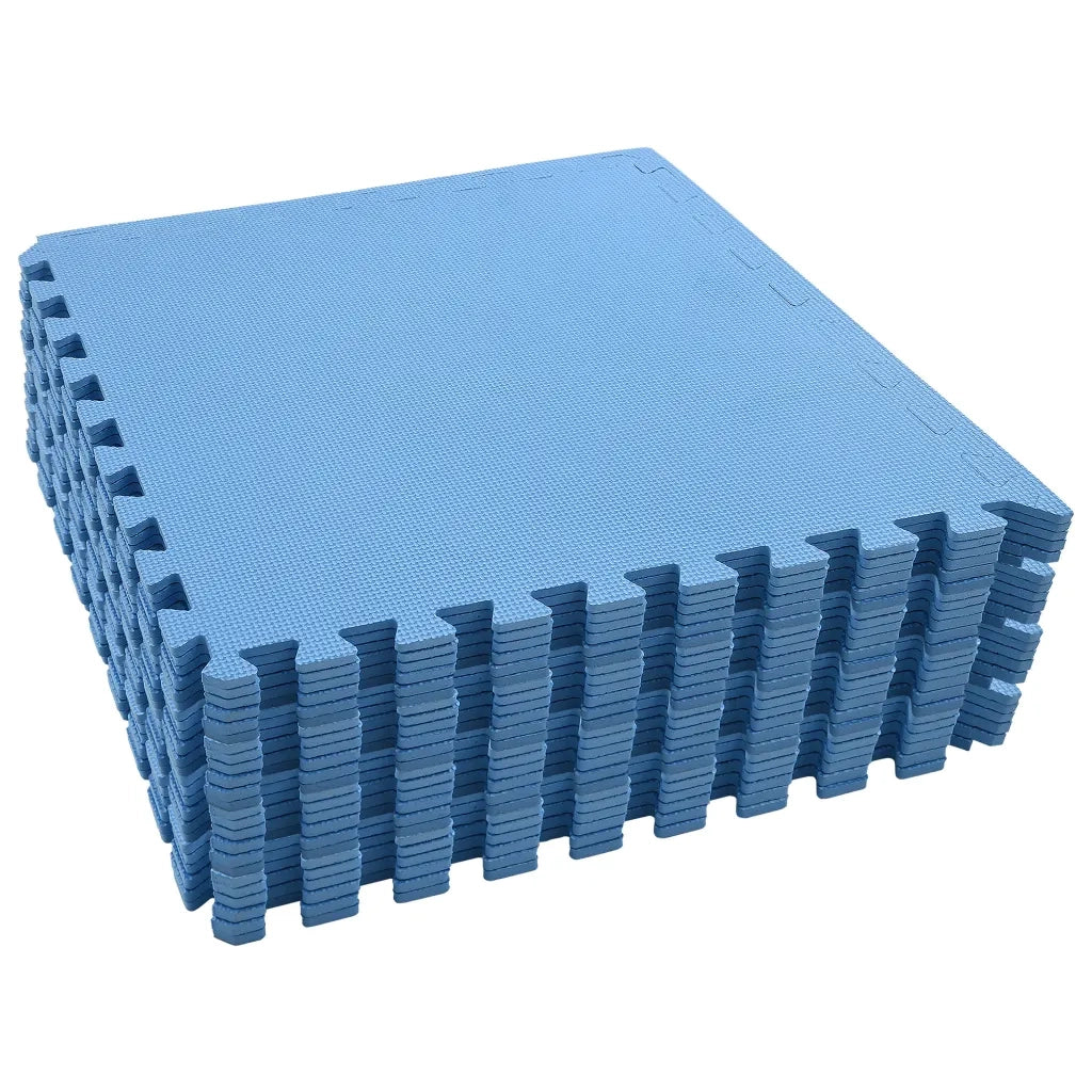 Tappetino a Incastro 24 pz 8,64 m² in Schiuma EVA Blu 92466