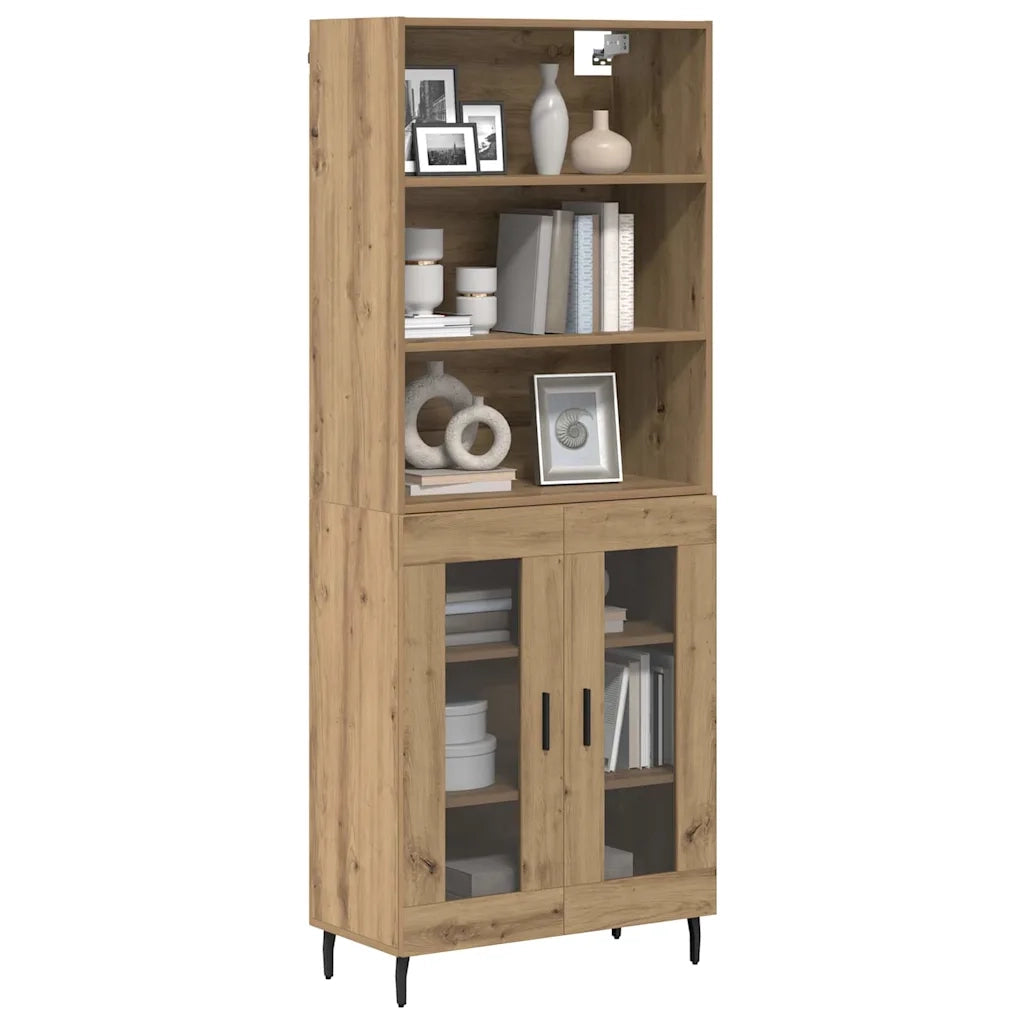 Credenza-Buffet-Armadio da cucina Rovere artigianale 69,5 x 34 x 180 cm 253267