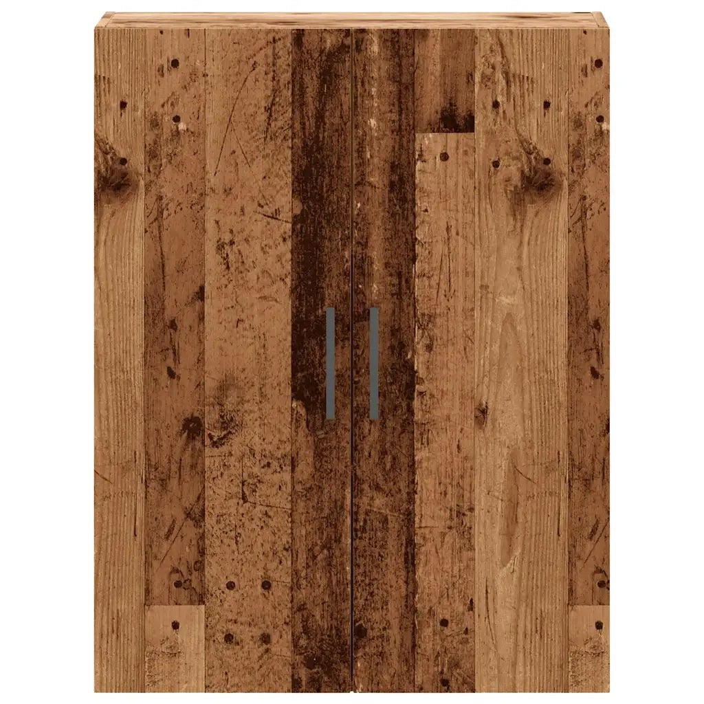Mobile a Parete Legno Antico 69,5x34x90 cm 857294
