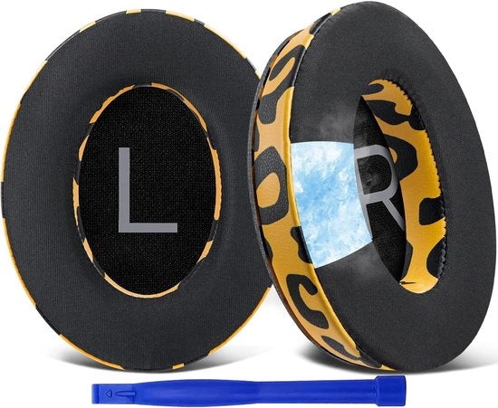 Vervanging Orecchie per Cuffie Wireless Over-Ear con Isolamento Acustico Alto, Pads Orecchie con Gel di Alta Densità