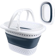 Opvouwbare wasmand in plastica, dimensioni 42,5 x 32,5 x 28 cm