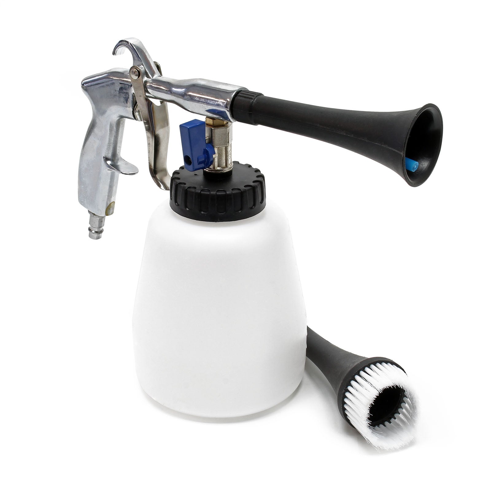 Pistola ad aria per pulizia interni auto 6,3-8 bar per compressori da ¼″