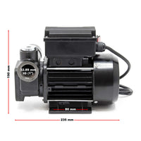 Pompa autoadescante per diesel gasolio 80 l/min 550W 230V altezza di aspirazione 2 m