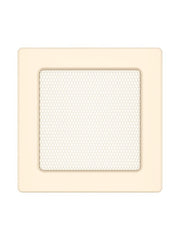 Griglia di ventilazione per camino Crema- Classic 17x17