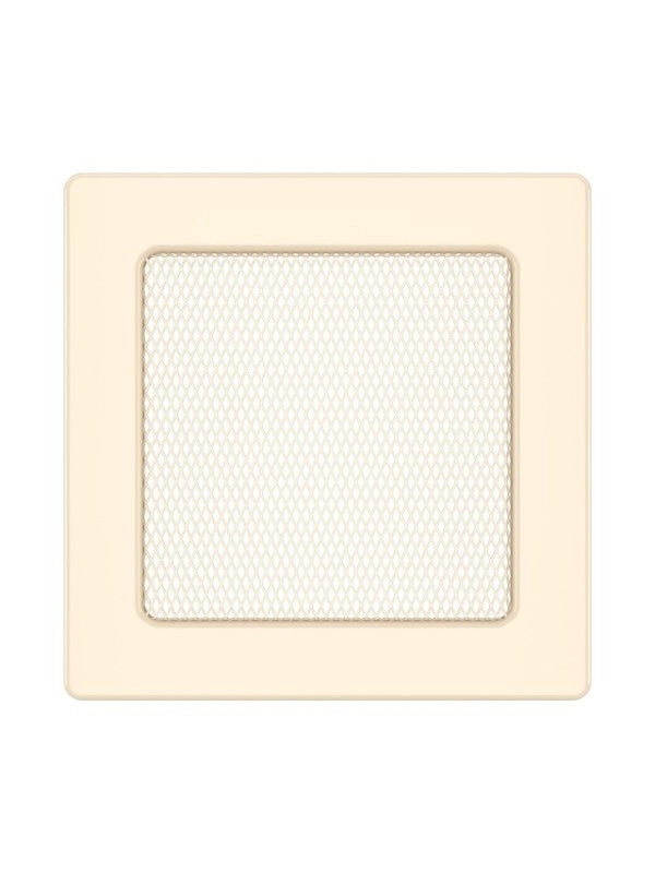 Griglia di ventilazione per camino Crema- Classic 17x17