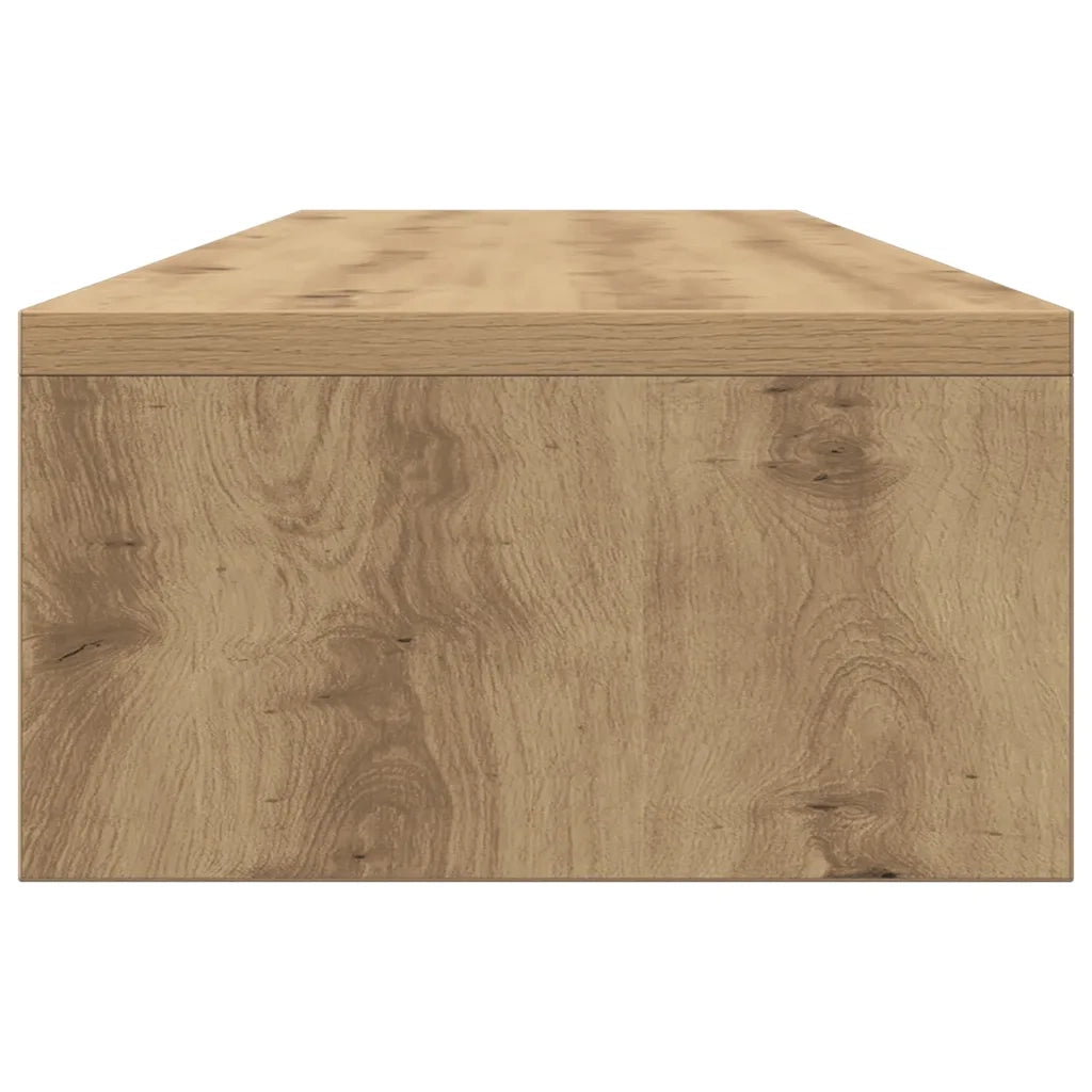 Supporto Monitor Rovere Artigianale 100x24x13 cm Multistrato