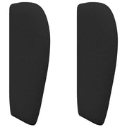 Orecchia della Testata Nero 40 x 23 x 6 cm Tessuto CFW2892104