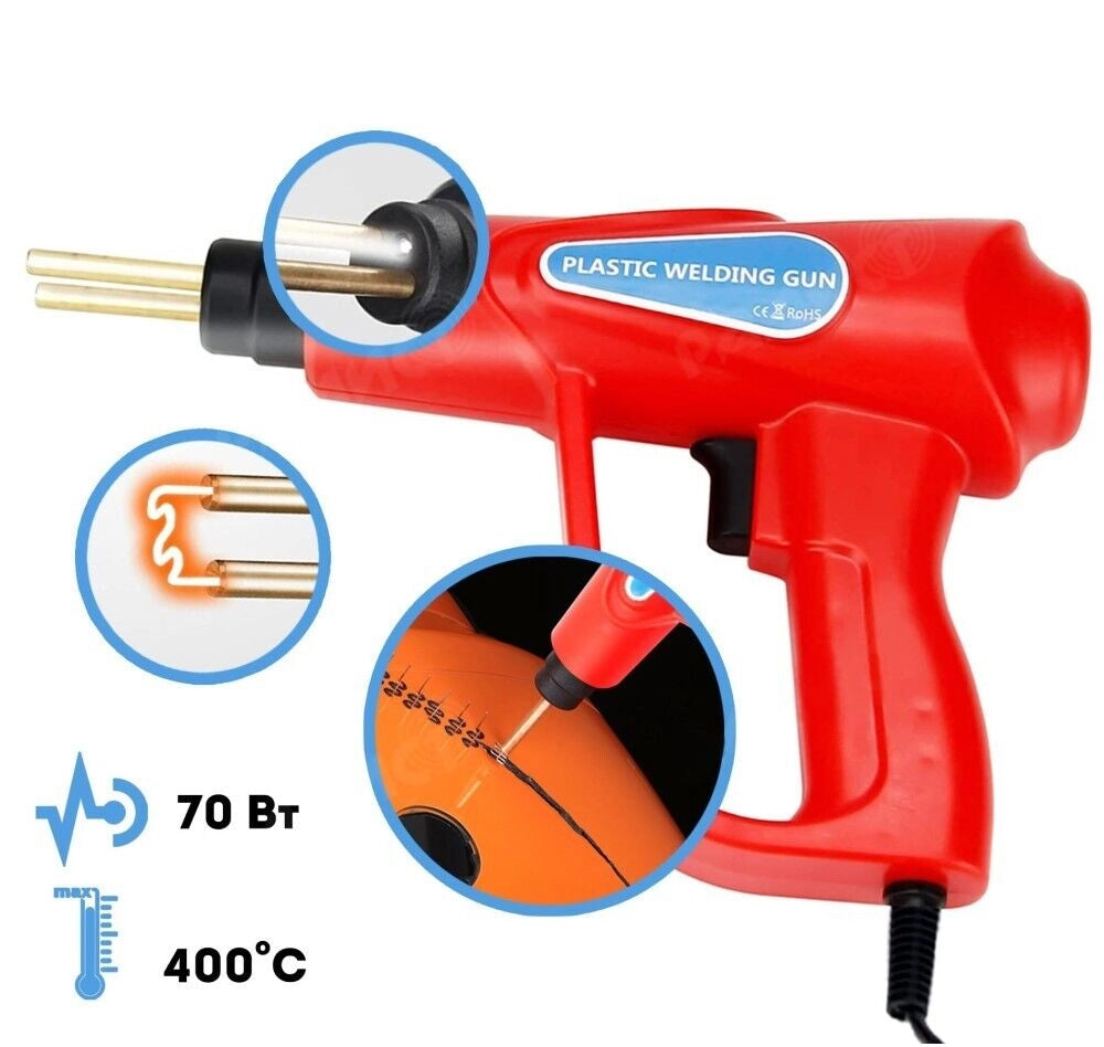 Saldatrice Plastica 70W Saldatore Per Riparazione Con Graffette 220V 07375/329
