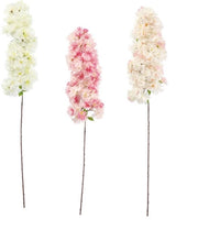 1 Pezzo Set 15 Fiori con Ramo Ciliegio 102 cm 3 Colori