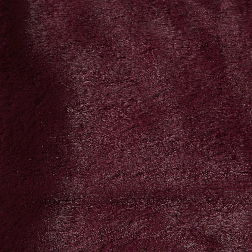 Coperta plaid in tessuto di poliestere bordeaux 150 x 200 cm design retrò soggiorno camera da letto copriletto rettangolare