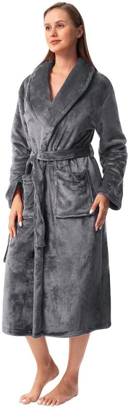 Pantaloni da casa a pelo di coniglio per donne con cappuccio e maniche lunghe