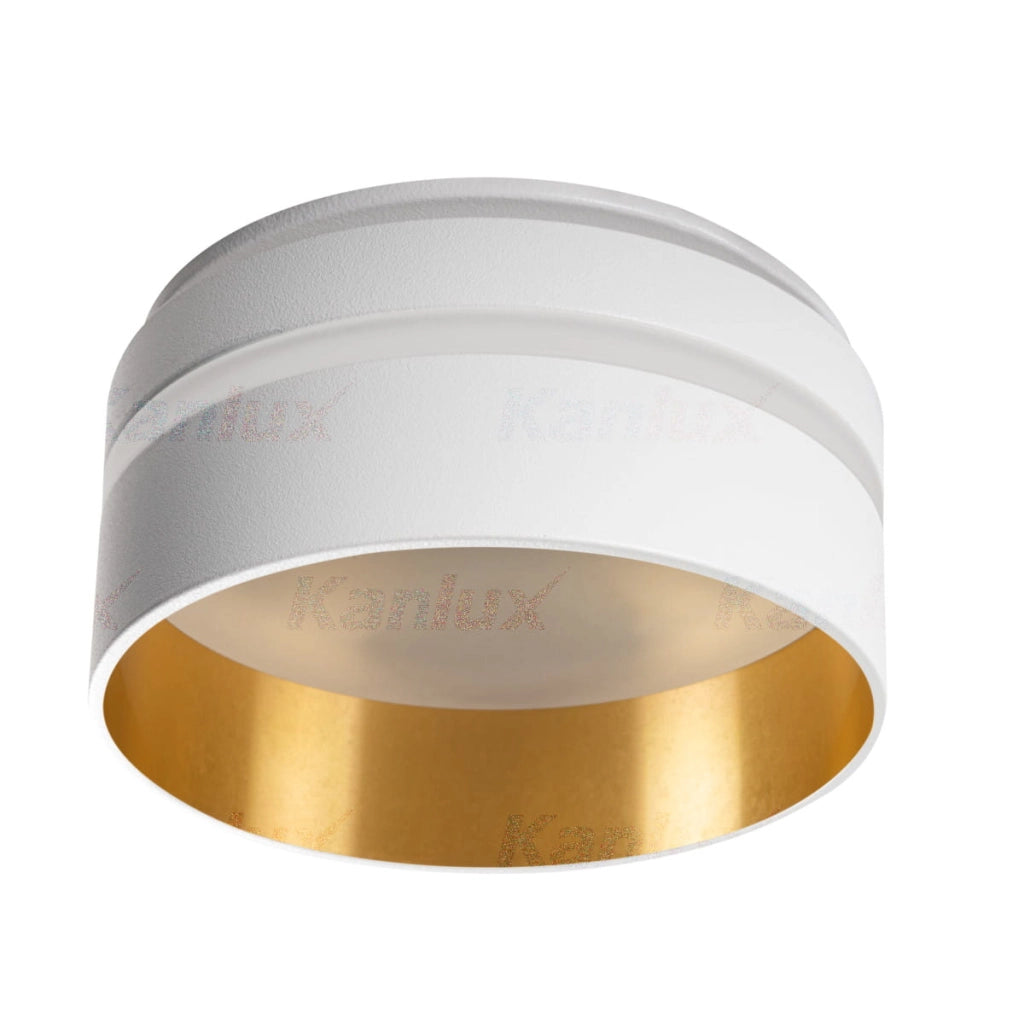 Faretto incasso Kanlux GOVIK bianco oro GX5.3/GU10