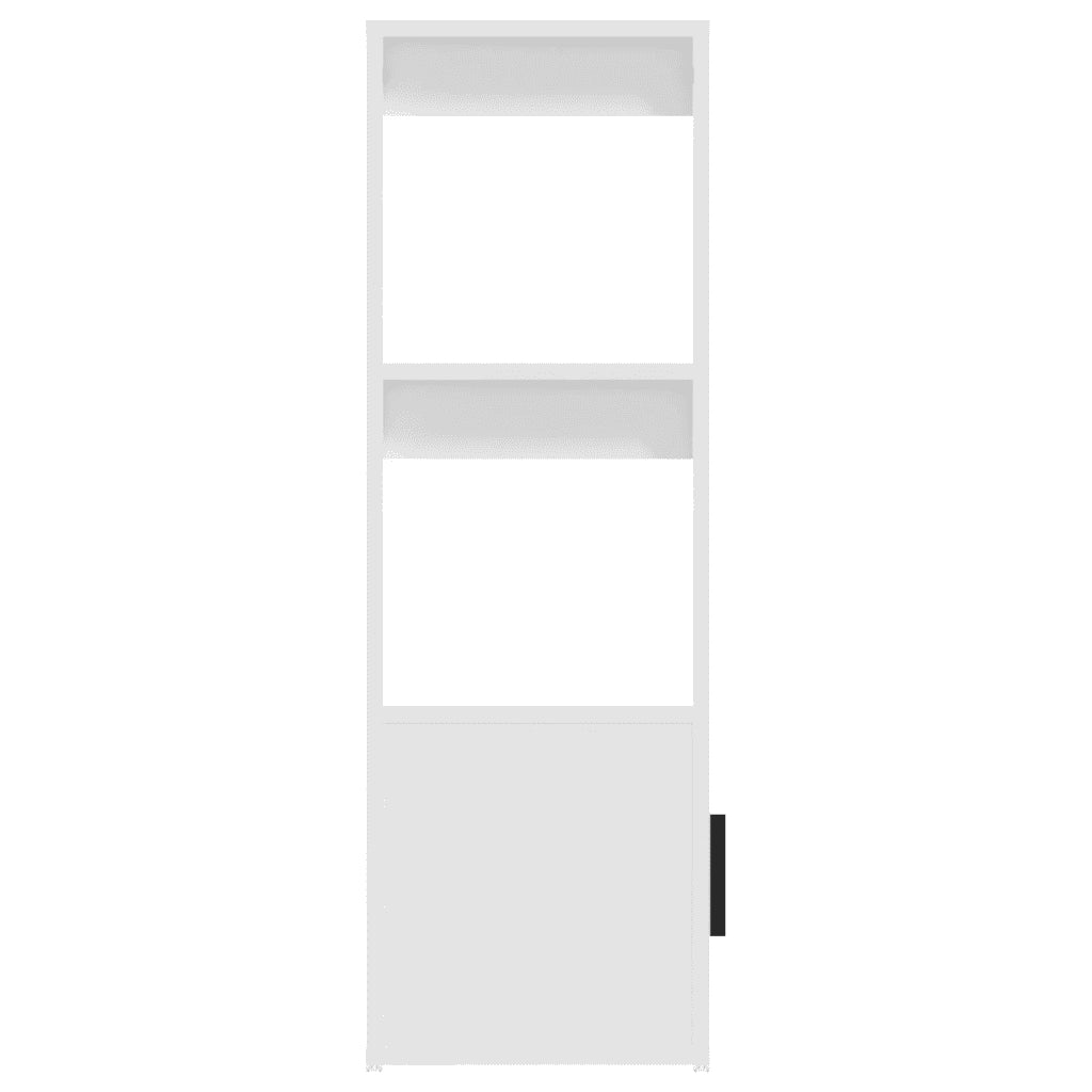 Credenza-Buffet-Armadio da cucina Bianca 80x30x90 cm in Legno Multistrato