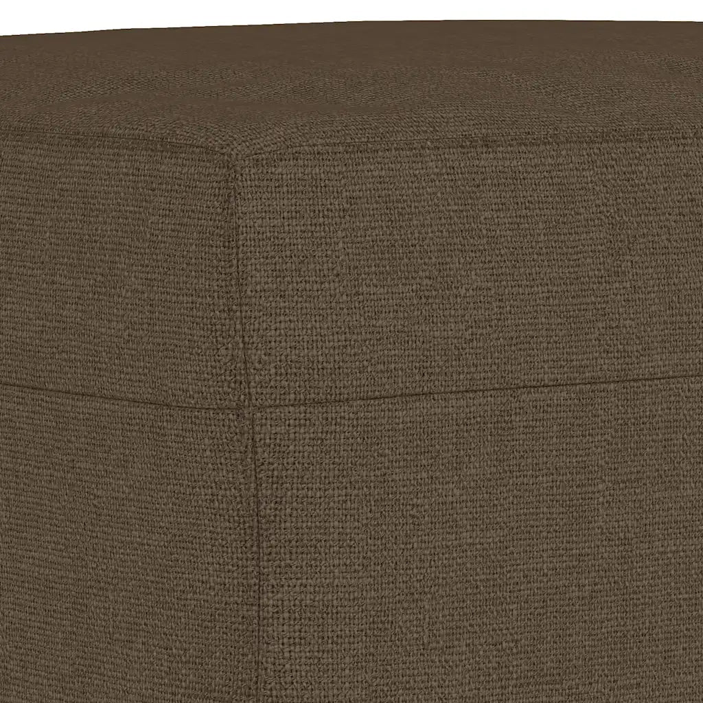 Panca-Sgabello Marrone 100x35x41 cm in Tessuto 515287